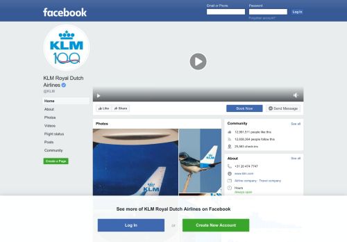 
                            8. KLM Royal Dutch Airlines - Home | Facebook