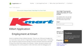 
                            5. Kmart Application for Employment Online Details | Job ...