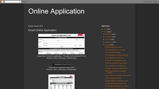 
                            8. Kmart Online Application | Online Application