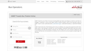 
                            3. KMBT Travels Bus Tickets Online - Abhibus.com