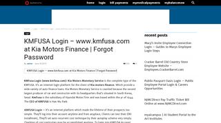 
                            5. KMFUSA Login – www.kmfusa.com at Kia Motors Finance ...