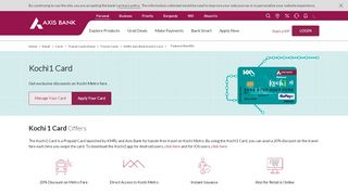 
                            5. KMRL Axis Bank Kochi1 Card - Features & …