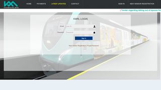 
                            2. kmrl login - Kochi Metro