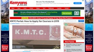 
                            9. KMTC Portal: How to Apply for Courses in 2019 - Kenyans.co.ke