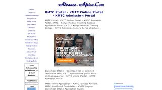 
                            3. KMTC Portal - KMTC Online Portal - KMTC Admission Portal