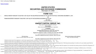 
                            8. knight capital group, inc. - SEC.gov