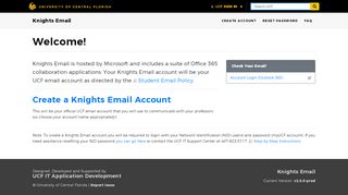 
                            1. Knights Email | UCF - University of Central Florida