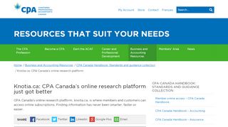 
                            10. Knotia.ca: CPA Canada’s online research platform …