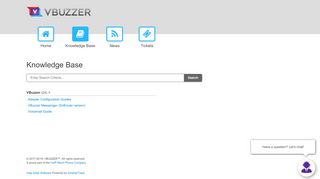 
                            5. Knowledge Base - VBuzzer