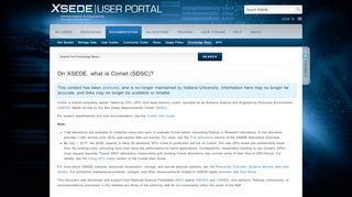 
                            5. Knowledge Base - XSEDE User Portal