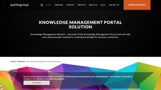 
                            3. Knowledge Management Portal Solution - Quintagroup