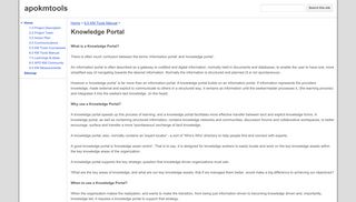 
                            1. Knowledge Portal - apokmtools - Google Sites