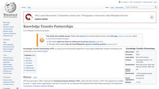 
                            5. Knowledge Transfer Partnerships - Wikipedia