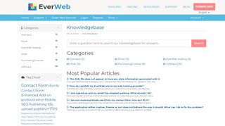 
                            7. Knowledgebase - EverWeb - RAGE Software