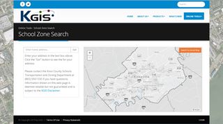 
                            8. Knox County School Zone Search - kgis.org