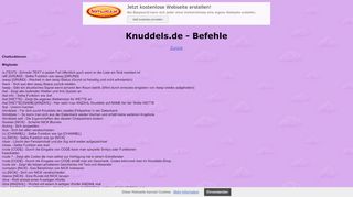 
                            7. Knuddels.de - Befehle