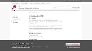 
                            4. Københavns Universitet - It-support på Københavns Universitet
