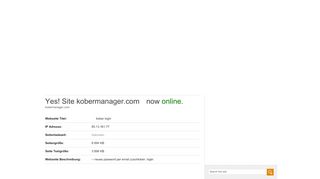 
                            3. kobermanager.com kober login