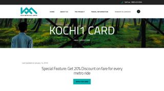 
                            7. KOCHI1 CARD - Kochi Metro Rail Ltd.