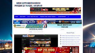 
                            6. KODEALAM2 Alternatif LINK 2018-2019 | Daftar Akun Togel ...