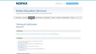 
                            3. Kofax Education Services