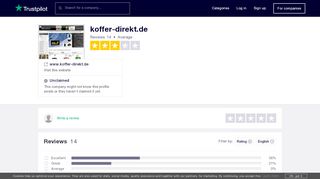 
                            3. koffer-direkt.de Reviews | Read Customer Service Reviews ...