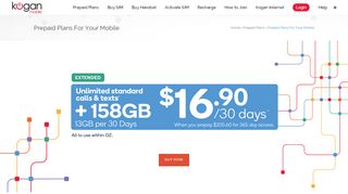 
                            7. Kogan Mobile - Prepaid Plans For Your Mobile