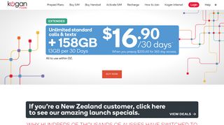 
                            3. Kogan Mobile | Unlimited Kogan Mobile Prepaid Plans