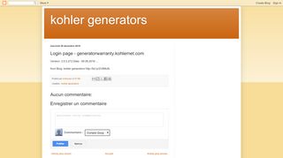 
                            7. kohler generators: Login page - generatorwarranty ...