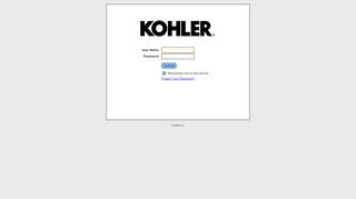 
                            1. Kohler Login - Kohler Co.