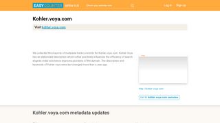 
                            5. Kohler Voya (Kohler.voya.com) - Account Login