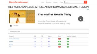 
                            9. komatsu extranet login | Komatsu Extranet