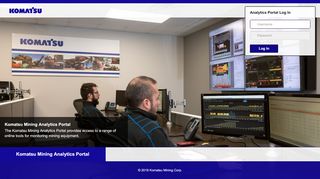 
                            1. Komatsu Mining Analytics Portal Login