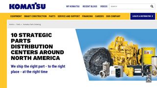 
                            3. Komatsu Online Parts Ordering | Komatsu America Corp