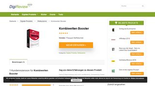 
                            3. Kombiwetten Booster Erfahrungen - DigiReview