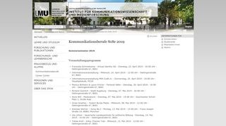 
                            4. Kommunikationsberufe SoSe 2019 - Institut für ... - IfKW - LMU München