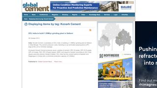 
                            5. Konark Cement - Cement industry news from …