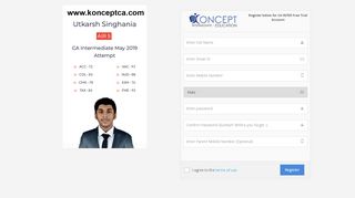 
                            3. Koncept Education - CA INTERMEDIATE FREE Trial Account!