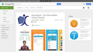 
                            7. Konceptca - CA Intermediate Online Classes - Apps on ...