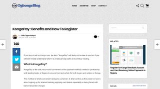 
                            9. KongaPay : Benefits and How To Register – OgbongeBlog