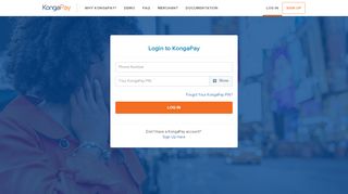 
                            4. KongaPay - Login