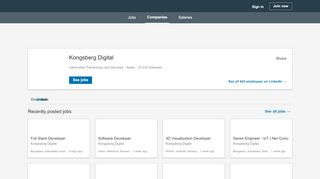 
                            7. Kongsberg Digital: Jobs | LinkedIn