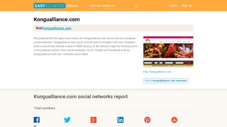 
                            9. KONGU Alliance (Kongualliance.com) full social media ...