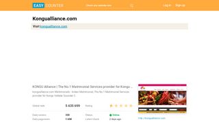 
                            3. Kongualliance.com: KONGU Alliance | The No.1 Matrimonial ...