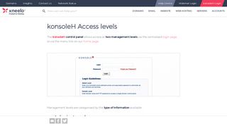 
                            9. konsoleH Access levels - xneelo Help Centre