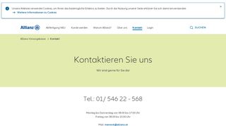 
                            7. Kontakt - Allianz Vorsorgekasse