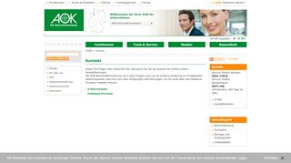 
                            5. Kontakt | AOK - Service für Unternehmen