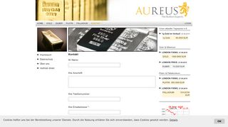 
                            2. Kontakt - Aureus Golddepot GmbH