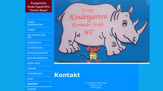 
                            9. Kontakt - Ev. Kindergarten Starke Mäuse