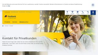 
                            6. Kontakt für Postbank Privatkunden